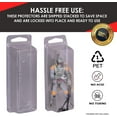 thumbnail image 3 of EVORETRO Blister Clamshell Display Cases for 3.75-Inch Action Figures, Clear PET Protective Storage Shells, 50-Pack, 3 of 5