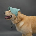 thumbnail image 4 of Tvtnvo Dog Baseball Hat Pet Sun Protection Cap with Ear Holes Breathable Visor Soft Relaxed Fabric Adjustable Relaxed Lightweight Hat for Outdoor Travel and Walks Green 7.5in, 4 of 6