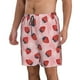 thumbnail image 2 of Fotbe Strawberries Trajes de Baño Estampados para Hombre, Shorts de Verano de Secado Rápido, Ropa de Playa, Bañadores-Large, 2 of 6
