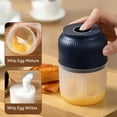 thumbnail image 6 of Electric Garlic Chopper, 300ML Mini Food Processor & Food Chopper, Portable Cordless Garlic Mincer with 6 Stainless Steel Blades, Kitchen Veg Chopper for Garlic, Onion, Ginger, Chili(Blue & White), 6 of 6