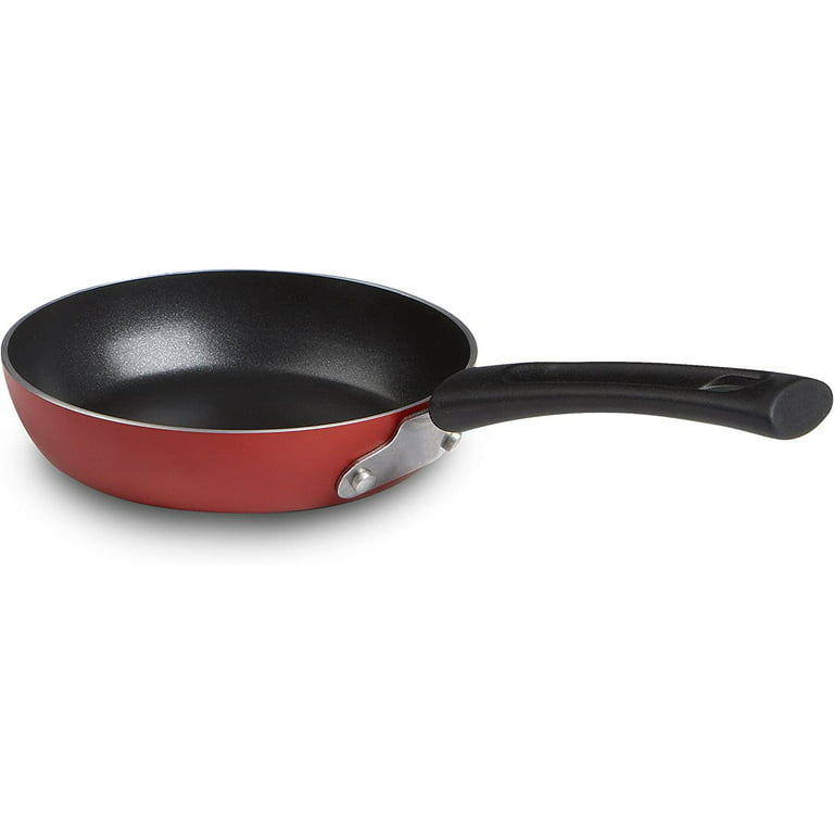 T-fal Specialty Nonstick One Egg Wonder Fry Pan Cookware, 4.75-Inch, Red 