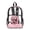 250 Years Patriotic Stripes, variant on ZIATUBLES 17 Inch Clear Backpack, Heavy Duty Fabric & PVC Transparent Bag with Tabby Cat Strawberry Gingham Print, Large Capacity See Through Bookbag Easy to Clean for School & Travel