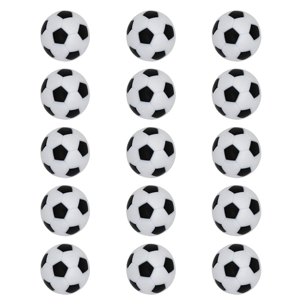 15pcs Table Soccer Footballs Replacement Balls Interesting Mini Tabletop Soccer 