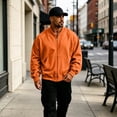 thumbnail image 5 of Men's Zip Up Workout Sweatshirts Casual Jackets with Pockets Full Zip Warm Loose Fit Long Sleeve Fall Warm Coats for Hiking Travel, 5 of 5