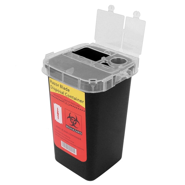 Caja de eliminación de agujas, caja de eliminación de hojas de afeitar, caja de almacenamiento de hojas de desecho, contenedor de eliminación de agujas, rendimiento de alta gama