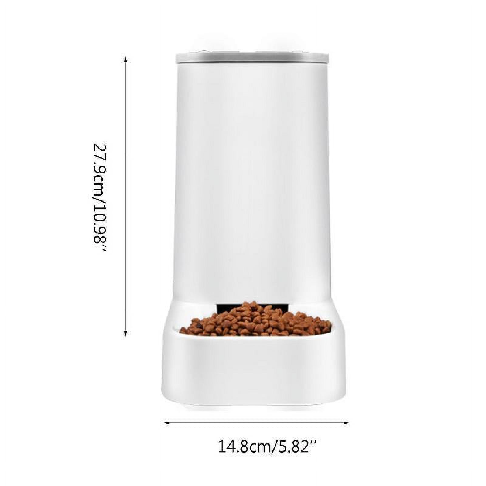 MANNYA Automatic for Cat Feeder Kibble Dispenser Large Capacity for Small Medium Large Dog Pets Puppy Kitten Easy to Use
