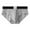 Gray, variant on Miqool Mens Underwear Briefs Cotton Soft Breathable No Fly Covered Waistband Support Pouch Underwear for Men
