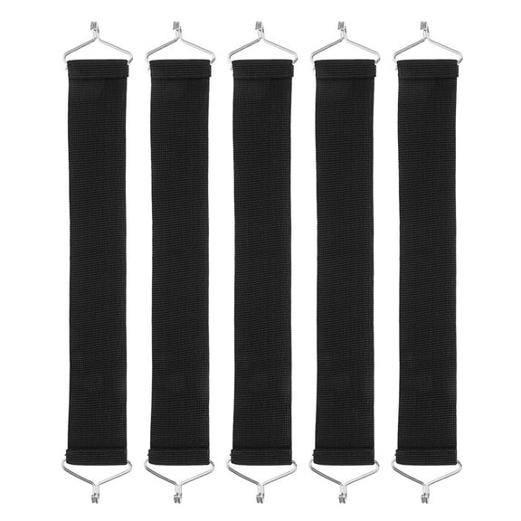 unbranded 5 Pcs Outdoor Chair Replacement Strap Sling Suspender Black