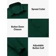 thumbnail image 3 of sogami Men's Stretch Long Sleeve Dress Shirt Wrinkle Free Formal Shirt, 3 of 7