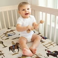 thumbnail image 4 of Sweet Jojo Designs Wild West Cowboy Multicolor Fitted Crib Sheets 2 Piece Set, 4 of 6