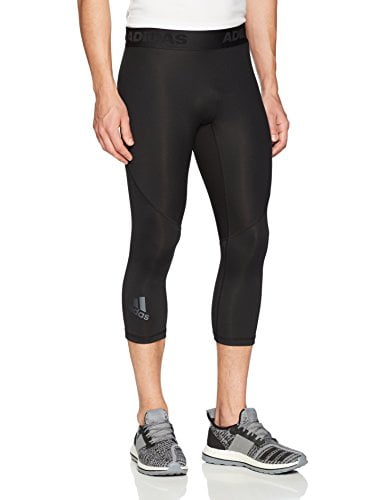 adidas Men's Alphaskin Sport 3/4 Tights Black Small - Walmart.com