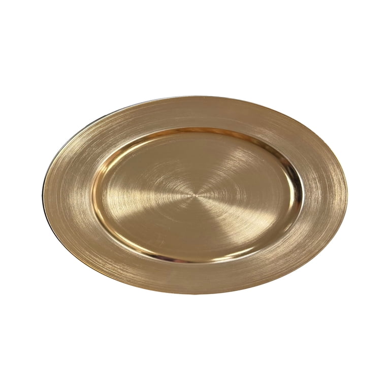 Celebrate It Gold Charger Plates, 13", 48-Pack photo 3