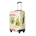 thumbnail image 2 of Balery Luggage Cover Avocado Work Out Print Suitcase Covers for Luggage Elastic Washable Suitcase Protector Fits 18-32 Inch Luggage-Small, 2 of 9