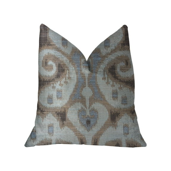 Plutus Luxury Throw Pillow (Brown Mixed Variety 1)
