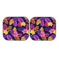thumbnail image 7 of Haiem Purple Flower Car Windshield Sun Shade (2 Pieces) Foldable Windshield Sun Shade Car Accessories for Truck SUV Pickup-Small, 7 of 7