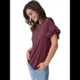 thumbnail image 3 of Tops de Corta para Mujer, Color Rojo Oscuro, Talla S, 3 of 9