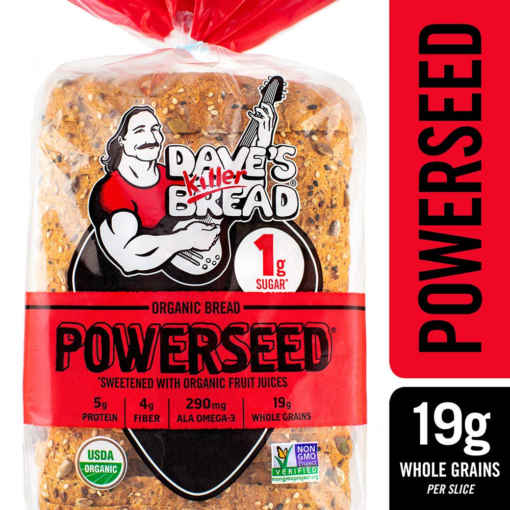 Dave's Killer Bread Powerseed Organic Bread Loaf, 25 oz, 17 Count