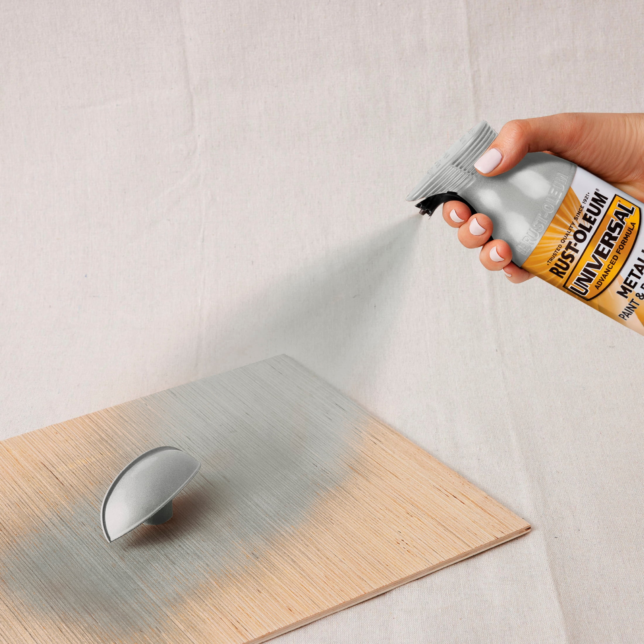 Arctic Gray,Rust-Oleum Universal All Surface Interior/Exterior Matte Metallic Spray Paint, 11 oz
