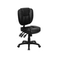 thumbnail image 4 of Scranton & Co Contemporary Faux Leather Mid-Back Ergonomic Task Chair in Black, 4 of 6