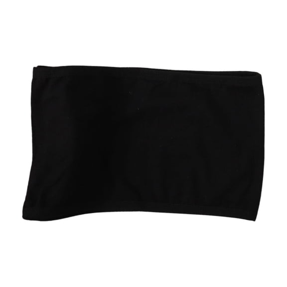 ATOGUTA Girls Training Bras Size 8-9 Years Seamless Strapless Tube Bra for Girls and Teens Black