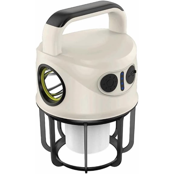 Rechargeable LED Camping Lantern - 2400mAh Power Bank, Waterproof, 6 Light Modes, Perfect for Hiking, Hurricane & Emergency Use