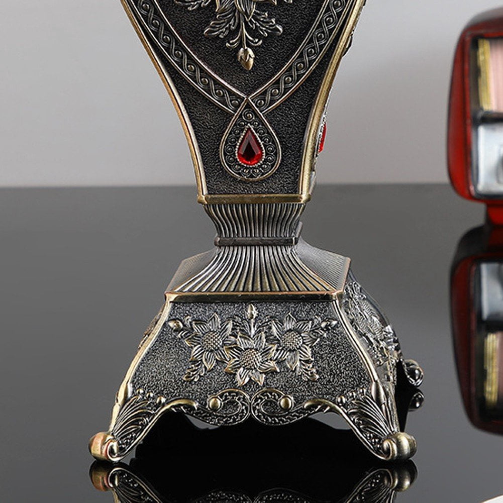 Jiibva Vintage Incense Burner Holder, European Style Retro Bakhoor Incense Holder Incense Censer for Yoga Spa Aromatherapy Office Home Decor