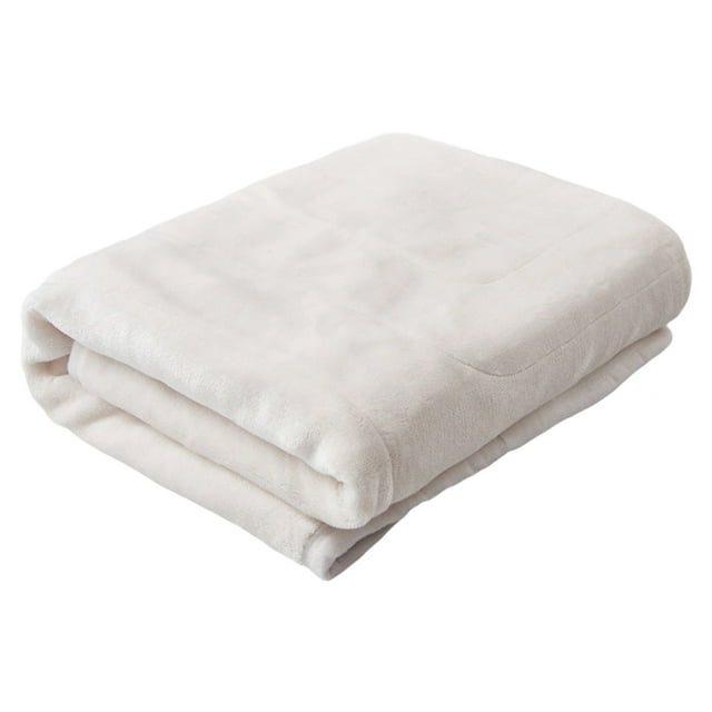 zhangmingg Cozy Rechargeable Heated Blanket for Home Travel and Camping with USB Power Supply 551x3 Inch Quick Heating Machine Washable Double Heat Settings Polyester Comfort Room Bedroom Sofa