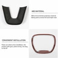 thumbnail image 4 of Mduoduo Carbon Fiber Steering Wheel Decor Cover Trim Sticker For Dodge For Challenger For Charger 2015+ Replacement Automobiles Parts Car Accessories, 4 of 10