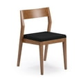 thumbnail image 3 of Dining Chair Frame (1 Pack), Pecan with Onyx Cushion, 3 of 8