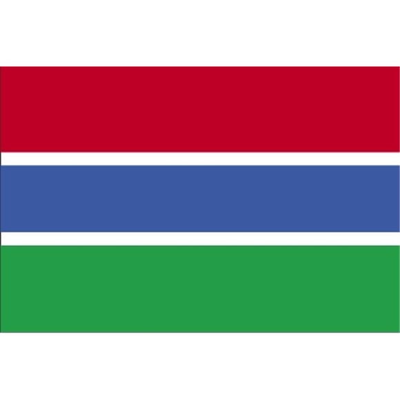 Drapeau Nyl-Glo Gambia de 3 Pi x 5 Pi