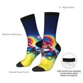 thumbnail image 5 of Saiise Mario Funny Socks Men Women Adults Novelty Graphic Crew Tube Socks Crazy Design Casual Dress Socks for Sports,Running,Travel, 5 of 7