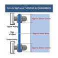 thumbnail image 4 of MesaSe Durable Plastic Shower Door Slide Rail Bathroom Glass Replacement Parts (20mm), 4 of 5