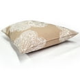 thumbnail image 2 of Mancini Medallion Embroidered 16x24 Throw Pillow, Coffee and Cream, Cover Only, 2 of 5