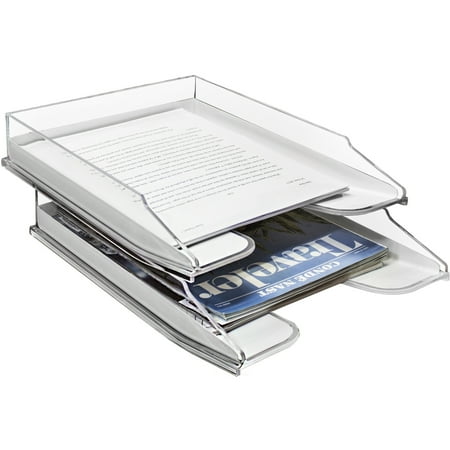 Sorbus Acrylic Desk Organizer Stackable Desktop File Folder Sorbus Acrylic Desk Organizer Stackable Desktop File Folder Holder