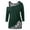 Green, variant on Fashion Long Sleeve Tops for Women Round-Neck Lace Bottoming Top Casual Crew Neck Undershirt Tops,Green