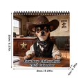 Cowboy Chihuahua 2027 Wall Calendar, Funny Western Themed Monthly Wall ...