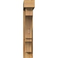 thumbnail image 2 of Ekena Millwork 6"W x 30"D x 34"H Balboa Block Rough Sawn Bracket w/ Offset Brace, Western Red Cedar, 2 of 25