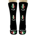 thumbnail image 5 of ThisWear St Patricks Day Accessories O'Talian Irish Italian Flag Shamrock Socks 1-Pair Novelty Crew Socks, 5 of 5