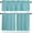Turquoise, variant on Moroccan Kitchen Curtains and Valances Set, Turquoise Geometric Rod Pocket Window Valance 18 Inch Farmhouse Abstract Modern Window Curtain Panels for Living Room Bedroom Laundry, 27.5x24in, 3 Pieces