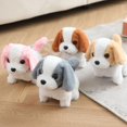thumbnail image 2 of Electronic Plush Toys Puppy-Walking, Barking, Tail Wagging, Stretching Companion Animal for Kids Toddlers（Collar Saint Bernard [Pink]）, 2 of 4