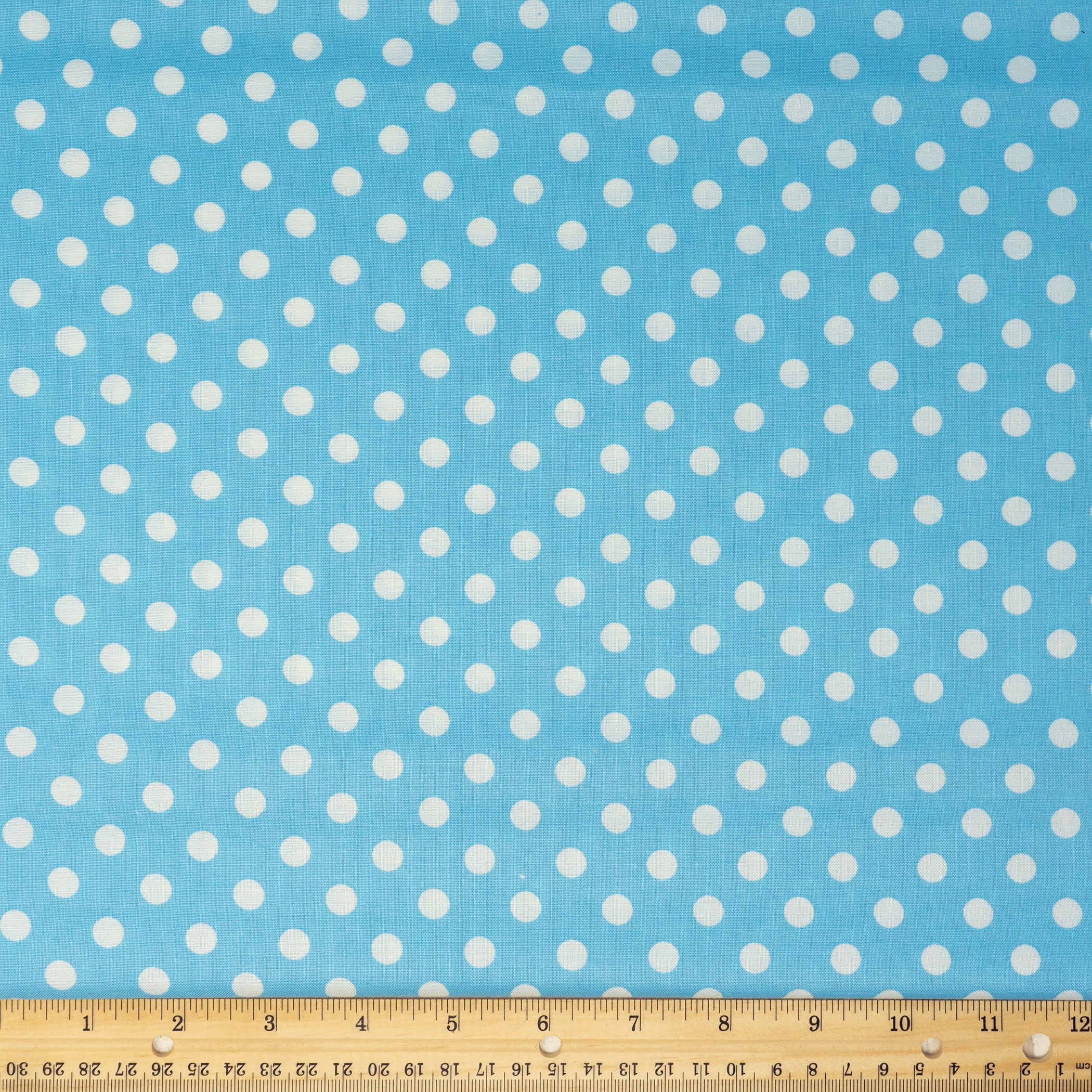 Waverly Inspirations Cotton 44' Big Dot Powder Blue Color Sewing Fabric by the Bolt