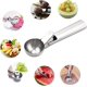 thumbnail image 2 of Rpanle Cuchara De Acero Inoxidable, Cuchara De Helado con Gatillo, Cuchara De Helado De Frutas, Cuchara De Sandía De Frutas, 2 of 5
