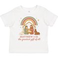 thumbnail image 3 of Inktastic Matthew 1:21 Nativity Scene the Greatest of All Boys or Girls Toddler T-Shirt, 3 of 5