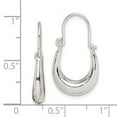 thumbnail image 2 of Primal Silver Sterling Silver Hoop Earrings, 2 of 4