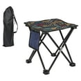 thumbnail image 2 of Taburete de campamento Taburete plegable portátil Silla pequeña Reposapiés Asiento Taburete plegable para acampar Taburete plegable para exterior Play Hojas con Bolsa, 2 of 8