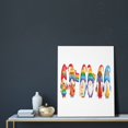 thumbnail image 5 of Rateoe Happy Pride Gnome Pattern Decorative Picture – Unique Modern Wall Art, Ready-to-Hang Canvas Print for Home (Vertical), 5 of 6