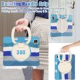 thumbnail image 7 of For iPad Pro 12.9 inch 2022/2021/2020/2018 Case, 360 Rotatable Handle Stand, Shoulder Strap, Drop-Proof Design, Colourful Blue, 7 of 7
