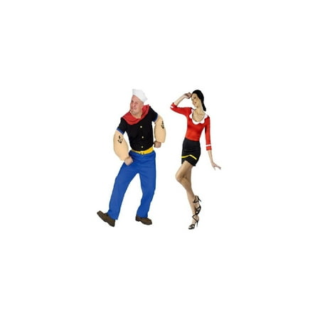 Popeye the Sailorman Popeye and Olive Oyl Couples Costumes