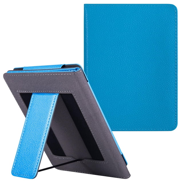 Funda con función atril para Kindle Paperwhite de 5.ª, 6.ª, 7.ª y 10.ª generación, color azul