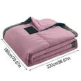 thumbnail image 2 of BOVXNPU Cool And Comfortable Double Sided Cold Effect Blanket Cool Fiber Soft Blanket Summer Cool Conditioning Quilt, 2 of 4
